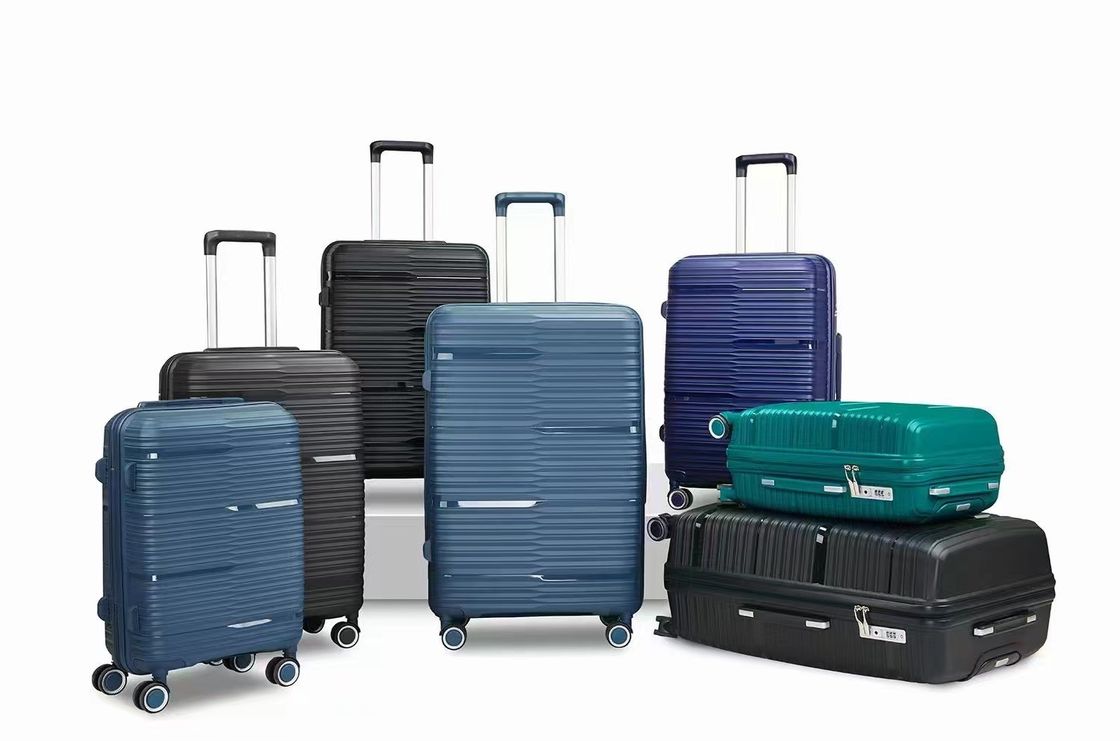 Draagbare PP materialen bagageset veelkleurig schokbestendig voor buiten