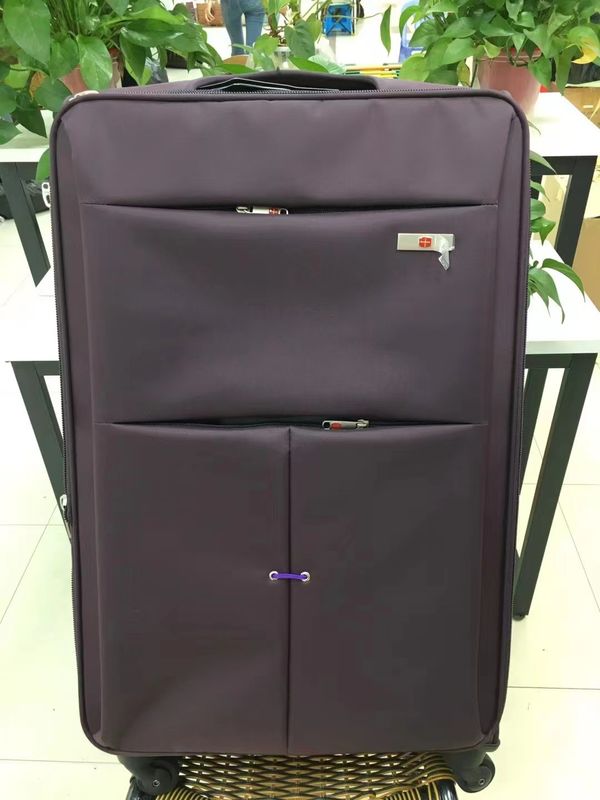 Lichte stoffelijke koffer 20 inch 22 inch 24 inch Zwarte kleur