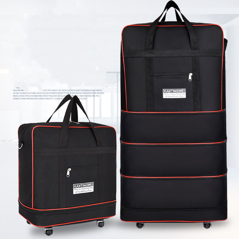 Oxfordstof Grote bagage rollende koffer Multicolor praktisch