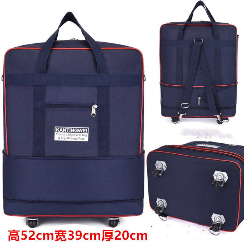 Oxfordstof Grote bagage rollende koffer Multicolor praktisch