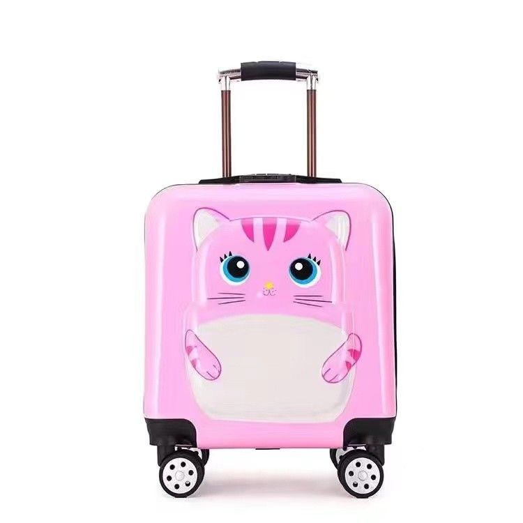 Hot selling goedkope buik kinderen reis bagage tas trolley 18 inch cartoon personage kind bagage