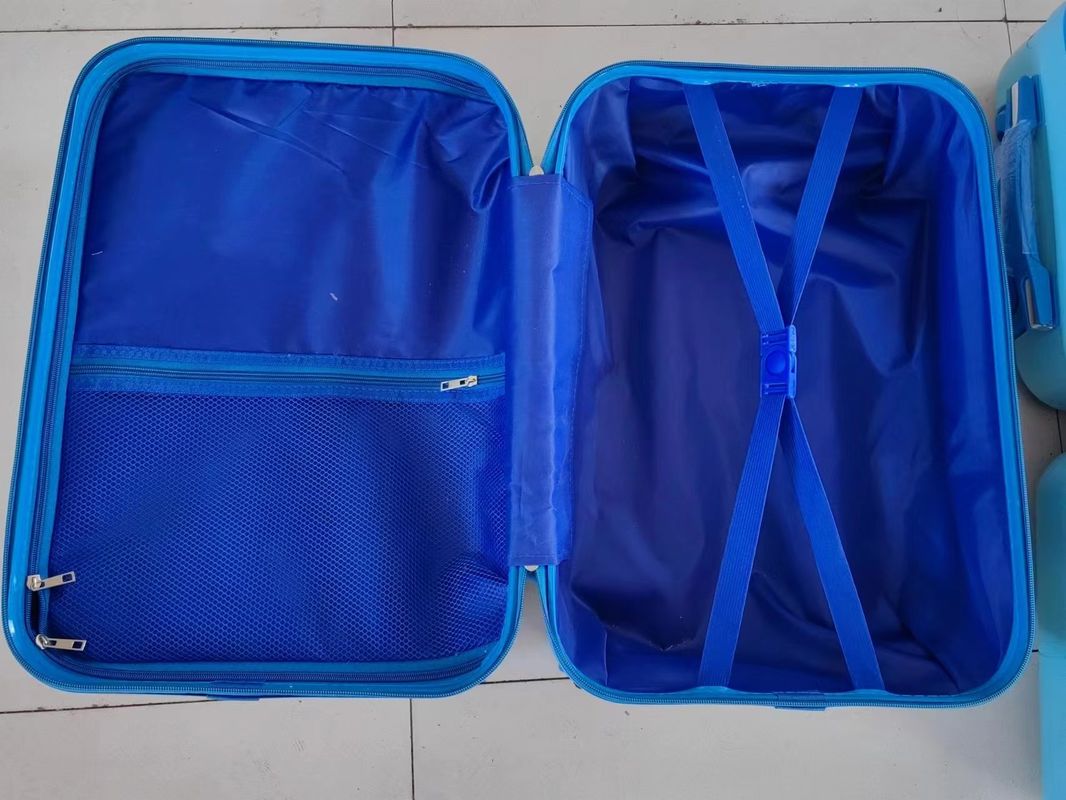 Afneembare riemen Kinderen Cartoon bagage Koffers Duurzame blauwe kleur