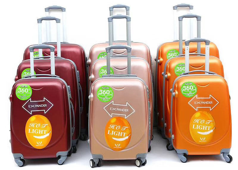 Polyester Travel ABS PC bagage veelkleurig waterdicht TSA slot