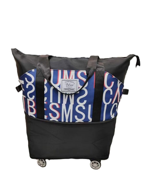 Gepersonaliseerd Logo Unisex Gym Bag Sport Mens Weekend PU Lederen Bagage Canvas Reis Grote capaciteit Duffel Reistas