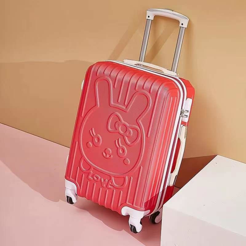 Goedkope cartoon ABS bagagesets 14 20 24 inch reis trolley tassen 4 wielen bagage koffer met combinatie slot
