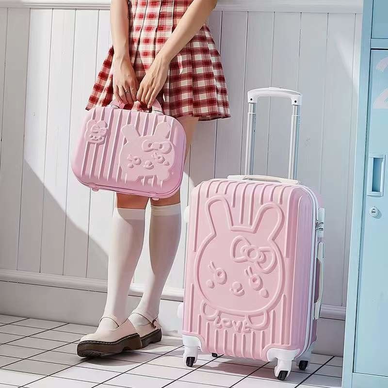 Nieuwe liefde cartoon schattig katje moeder trolley koffer universele bagage sets wielen koffer 20 inch boarding case AP875