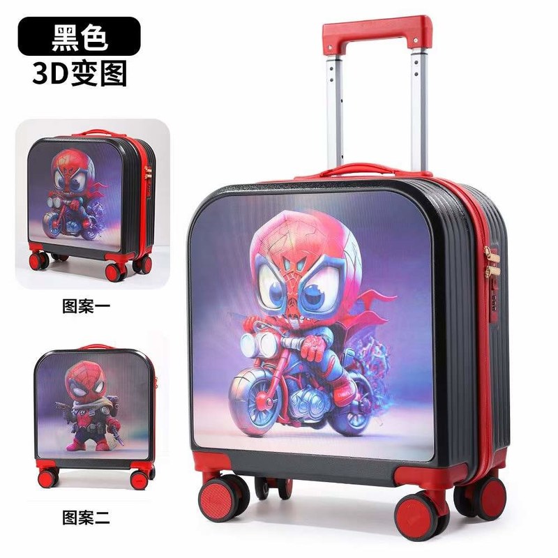 3D cartoon dier boarding box 20 inch bagage gradiënt kleur schattig koffer universele wiel wachtwoord cadeau doos bagage