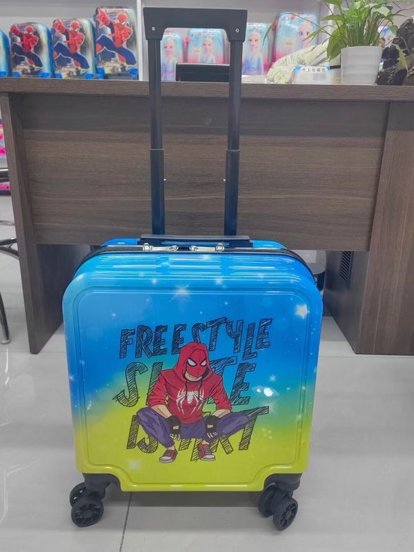 18 inch kinderen cartoon bagage rits sluiting type kinderen cartoon bagage
