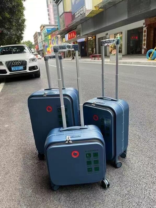 Aluminium ingebouwde zaken koffer reis reis bagagesets zaken trolley tas bagage ingebouwde TSA slot