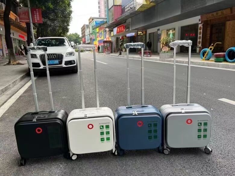 Aluminium ingebouwde zaken koffer reis reis bagagesets zaken trolley tas bagage ingebouwde TSA slot