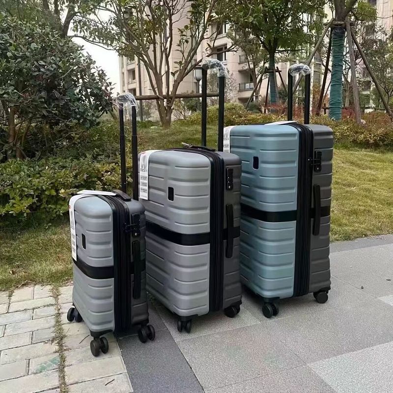 Fabrikant Custom Airplane Trolley Draagbare Outdoor Mode Hard Shell PP Reisbagagesets