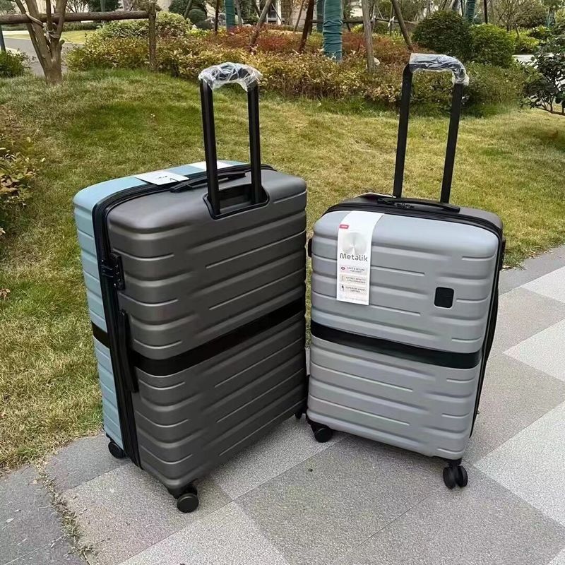 Fabrikant Custom Airplane Trolley Draagbare Outdoor Mode Hard Shell PP Reisbagagesets