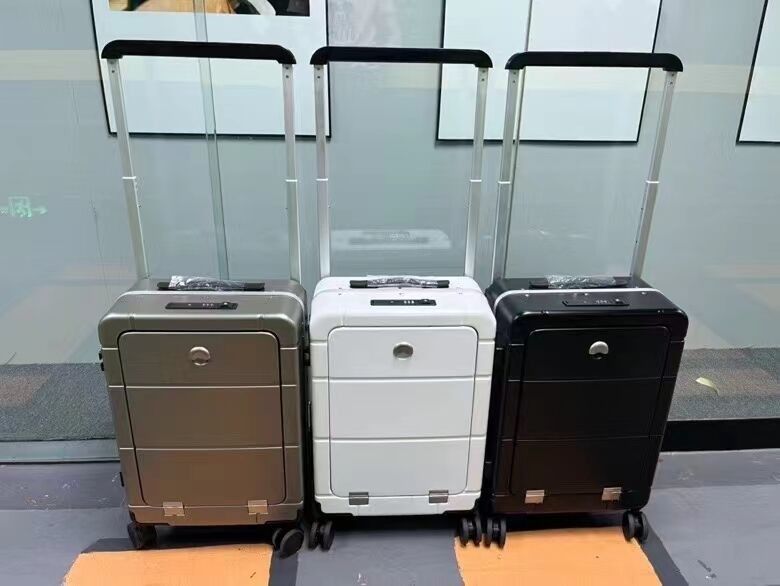 Nieuwste mode Reistassen Trolley Bagage Custom Koffer PC Hard Shell Koffer met open zak