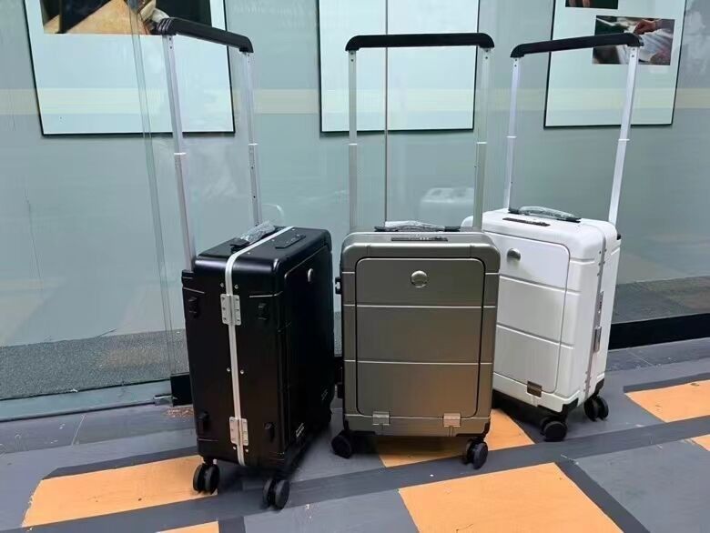 Nieuwste mode Reistassen Trolley Bagage Custom Koffer PC Hard Shell Koffer met open zak