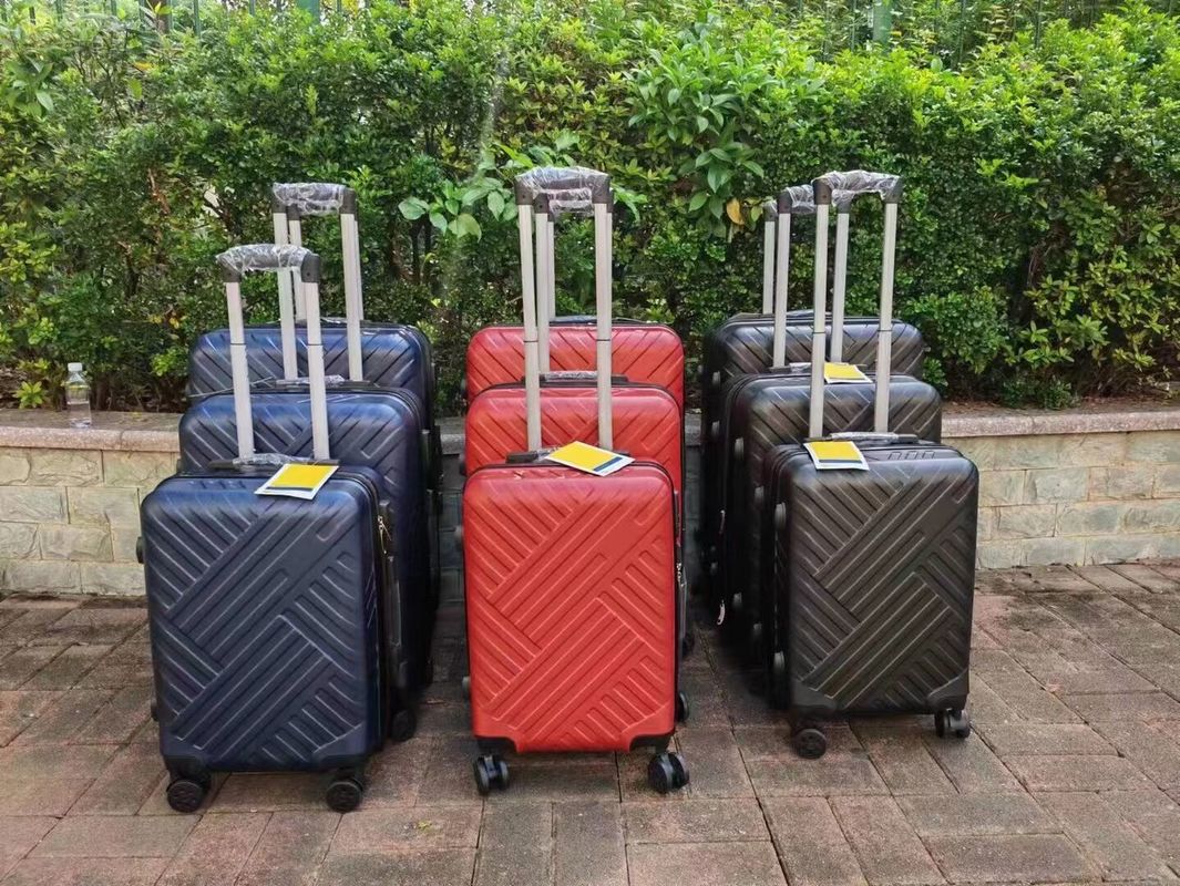 Groothandel ABS PC koffer bagage 4 wielen 20 24 28 inch reistas bagage trolley koffer