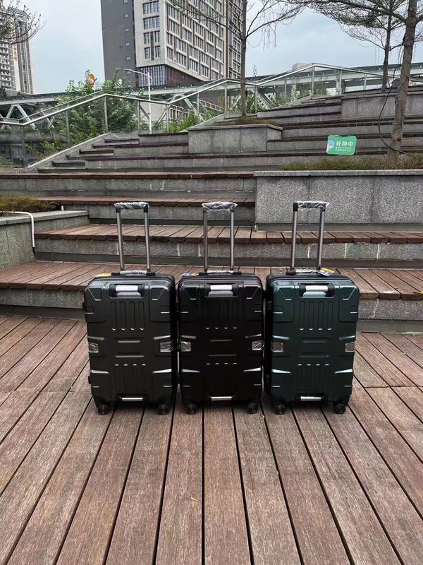 Custom waterdicht ABS bagage 20 24 28 inch Hard Shell Aluminium TSA PP Vrouwen koffer