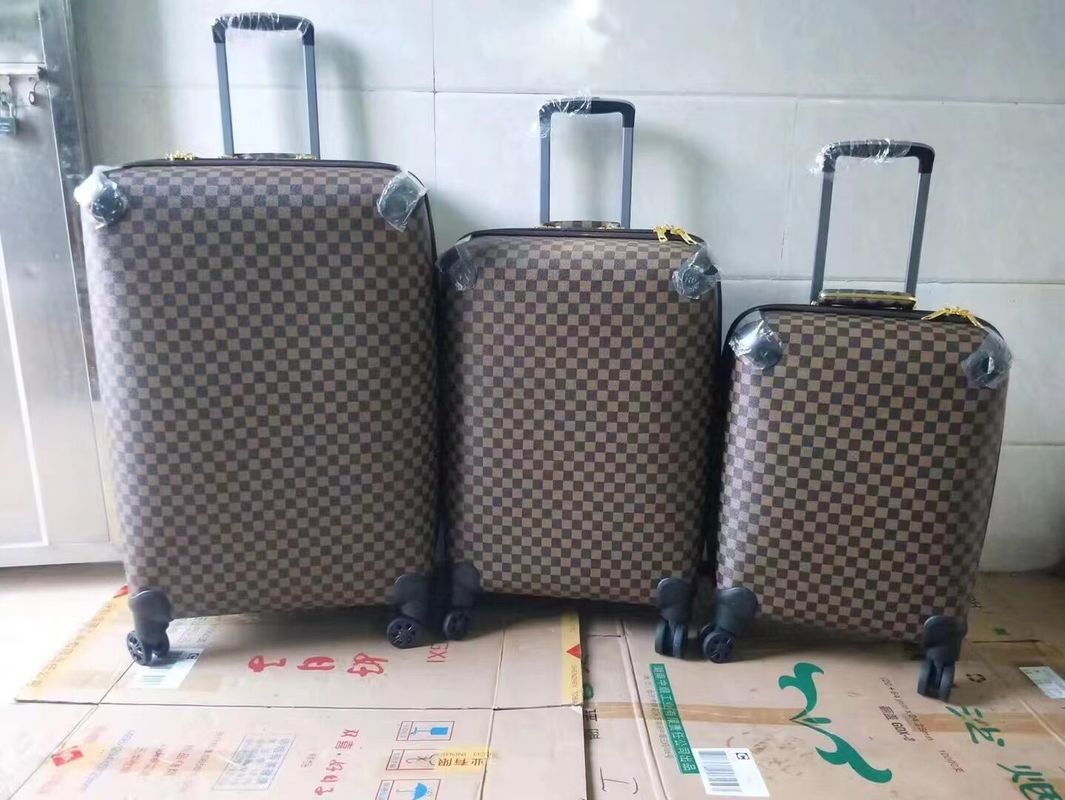 PU bagage zak hoek kan worden aangepast Logo High-End Business Retro Populaire bagage