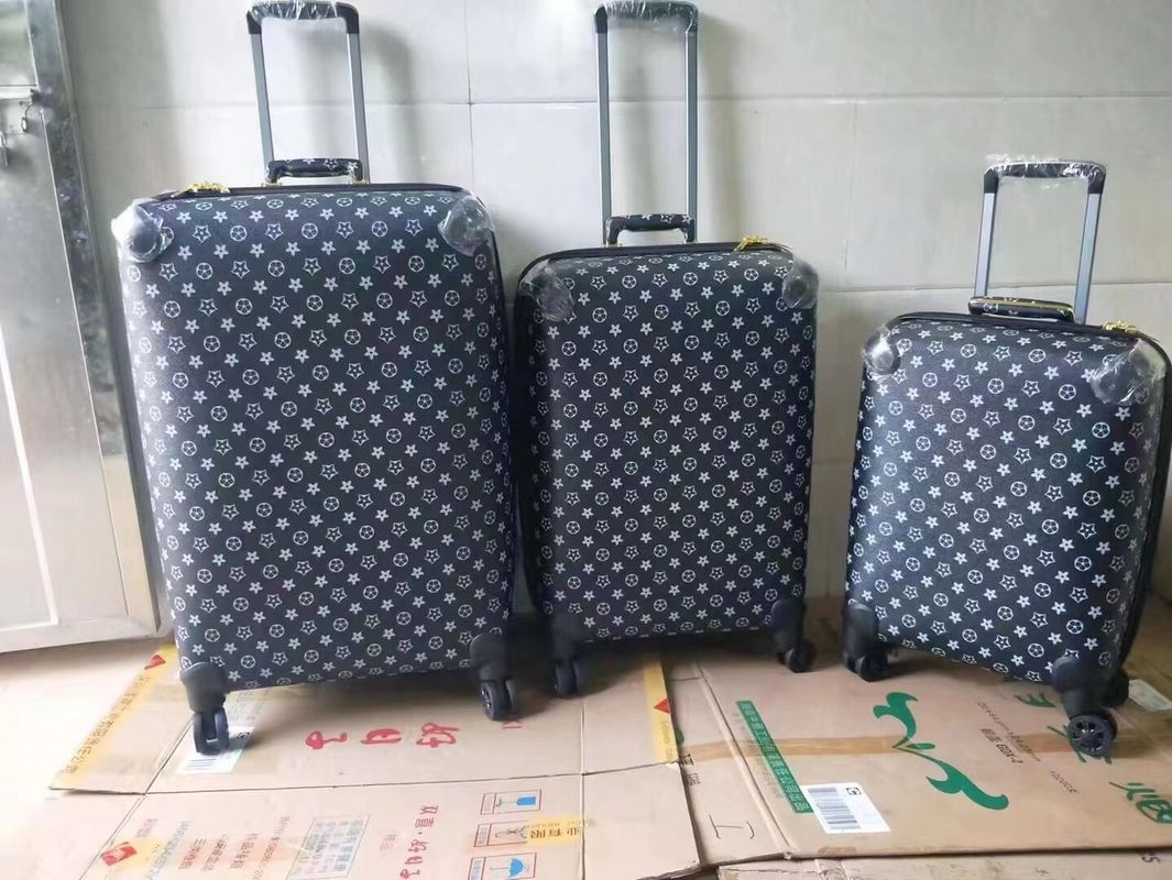 Fabriek Custom OEM Leer Groothandel Hoogwaardig Aluminium Aluminium Frame Trolley Koffer Luxe Bagagesets