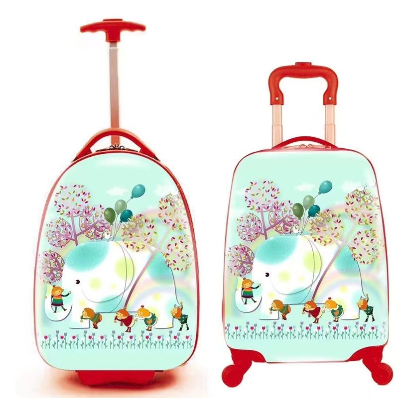 18 inch 4 Wheel Spinner Bagage Kinderen Reis Trolley Bag School Bag Plastic Koffer opslag
