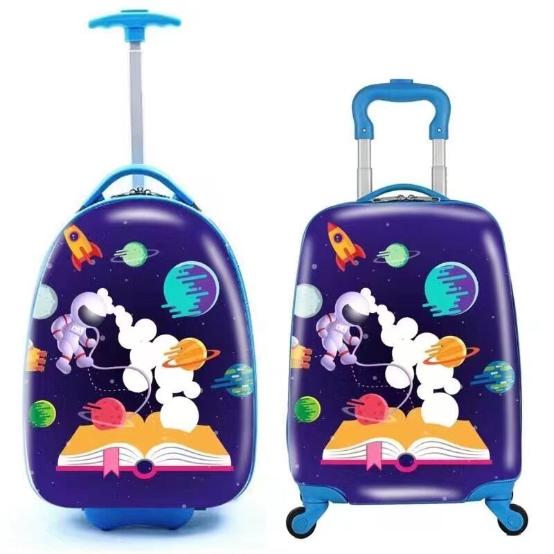 Nieuw ontwerp Carry-On Kids Bagage Kinderen Cartoon Reis trolley Koffer op spinner wiel Kabine Rolling bagagezakken