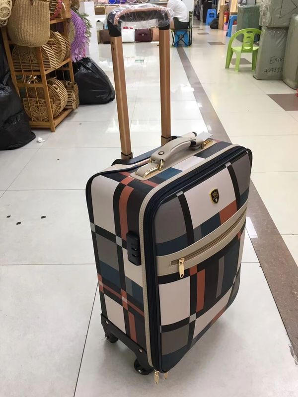Groothandel Waterdichte bagage tag PU leer set trolley bagagezakken
