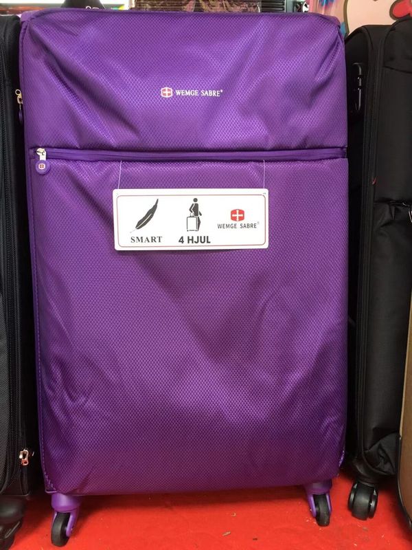 Aanvaard aangepaste handbagage reisbagage met TSA slot stof trolley bagage 20 inch