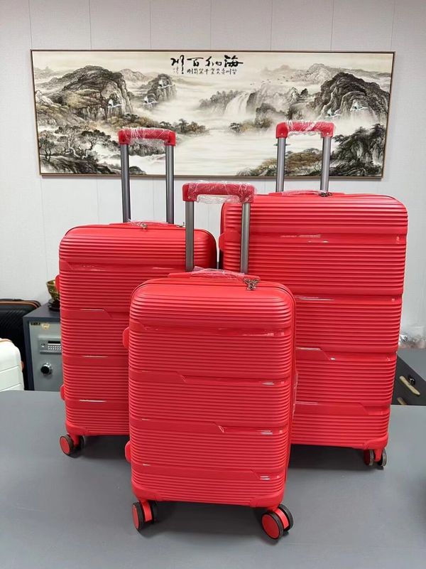 Reis trolley tassen Vintage trendy PP draagbare bagage Plastic koffer sets