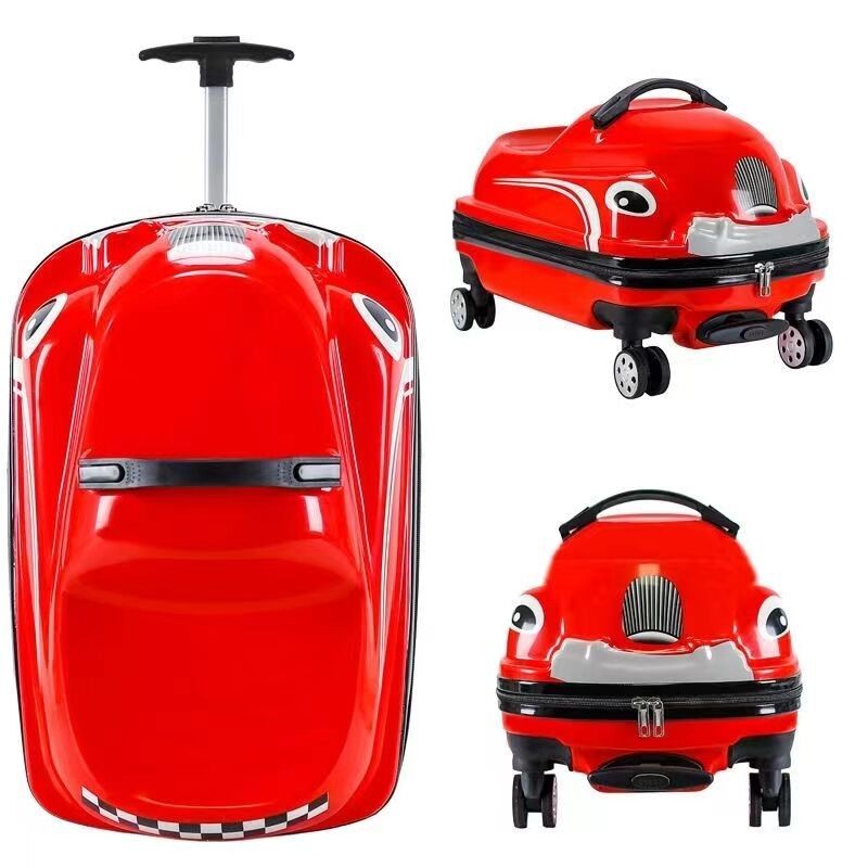 Hoogwaardige kinder reissakken bagage auto-vormige harde schelp ABS pc bagage koffer kinder reissakken trolley bagage