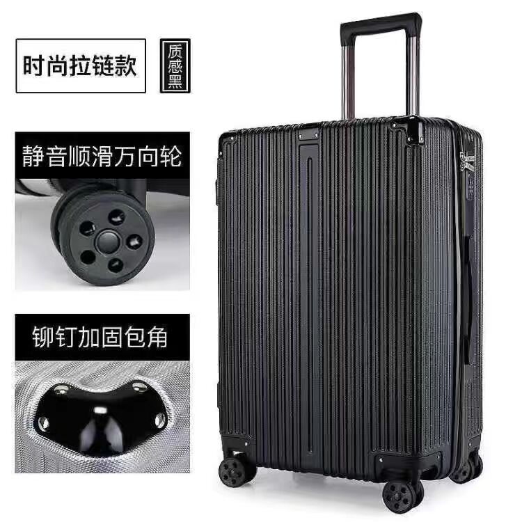 Custom lichtgewicht aluminium set koffer met trolley luxe reis bagage tassen dragen op bagage met wielen