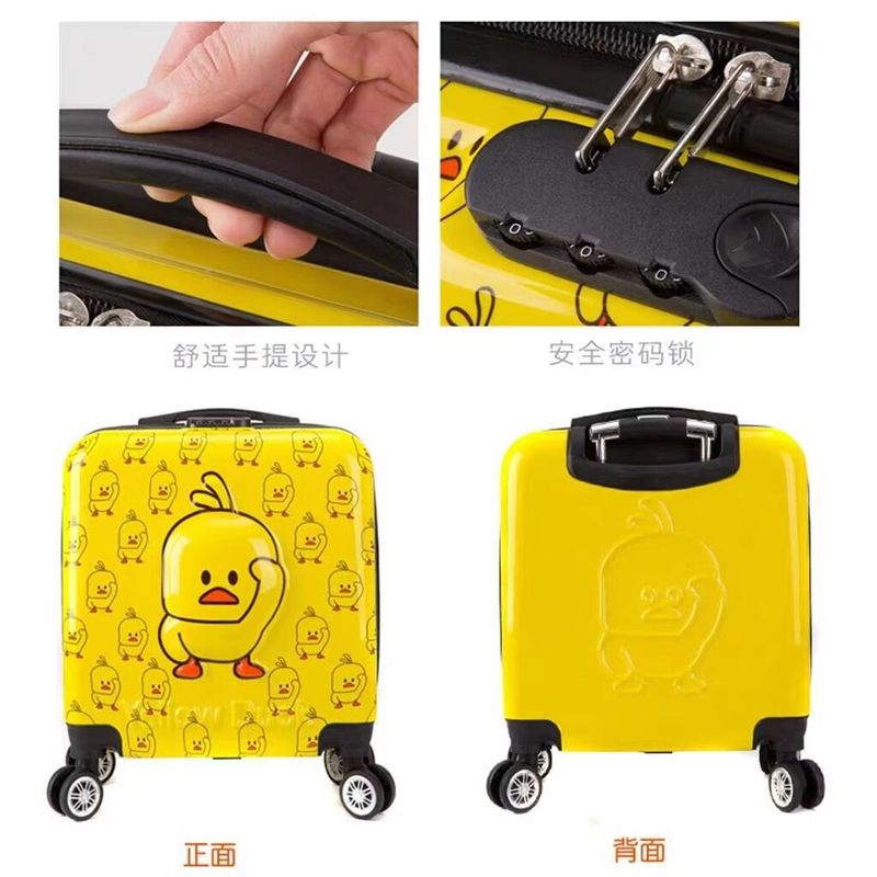 Nieuw aanpassen Patroon Modieus Cartoon Kofferzak Kinderen Bagage & Reiszakken Kinderen Reis Trolley Bagagezak