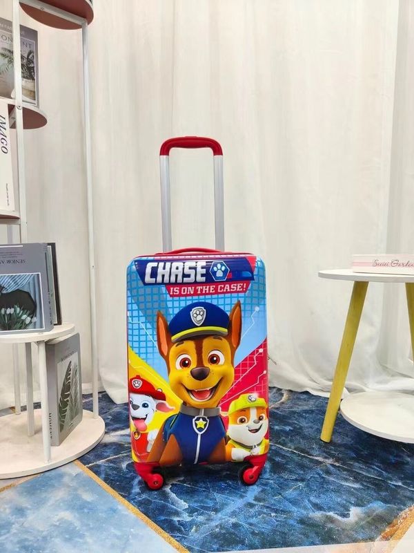 Waterdicht OEM 20 inch gemakkelijk te trekken trolley tassen kinderen bagage koffer met verstelbare trekhandgreep