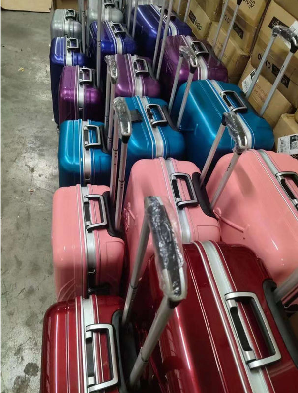 Gepersonaliseerde ABS/PC bagage 20 24 28 inch High Quality Spinner Trolley Bags voor buiten