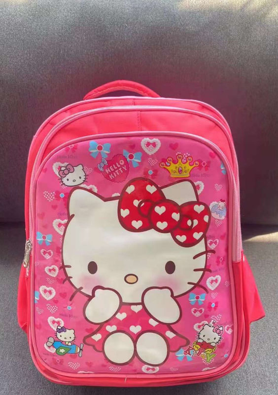 AL Kuromi Elementary 3d School Rugzak 3-Piece Set 1-6e klas Kinderen Cartoon Rugzak Potlood Case Bag