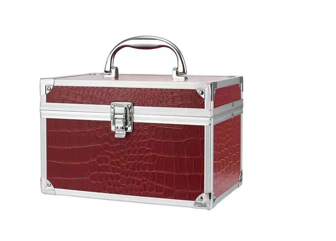 Make-up koffer cosmetische doos make-up nagels Poolskoffer metalen cosmetische koffer mini aluminium duurzame reis cosmetische tassen