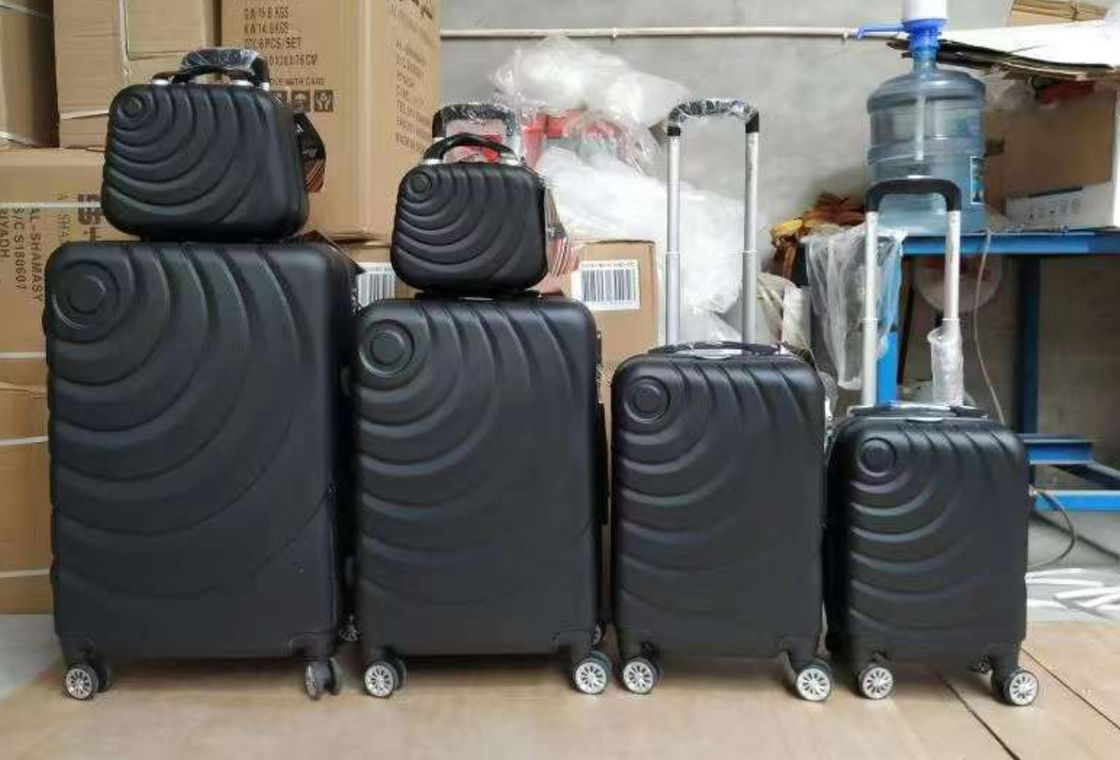 Hot-selling wachtwoord ontgrendelen stille metalen pc reisbagage set voor buiten