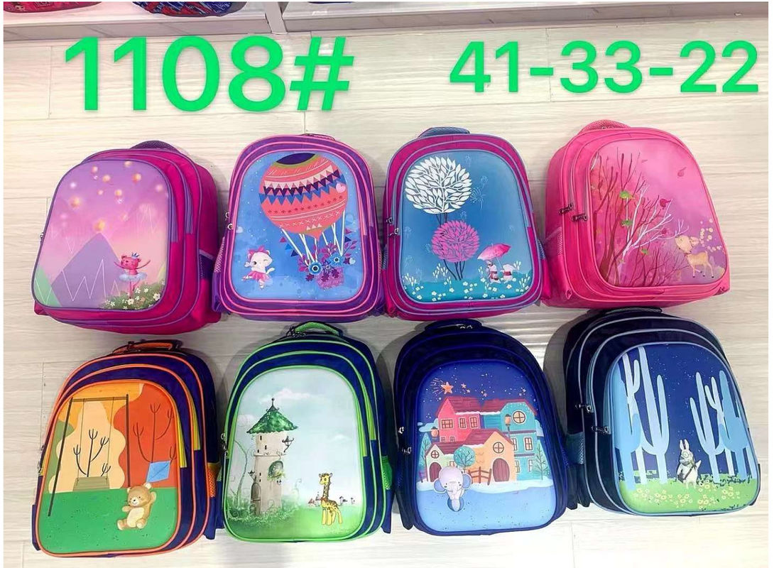 Groothandel Customized Brand New Cartoon Printed Pattern Kids Bag schattig kindertrolletje schooltas voor meisjes