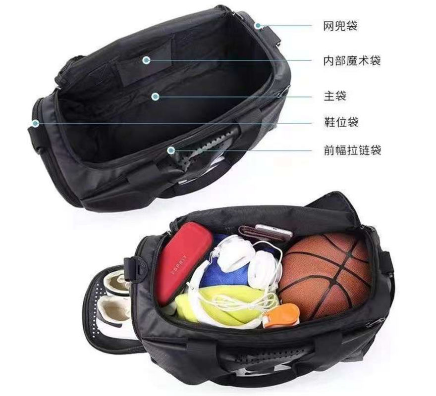 Gepersonaliseerd logo Grote reistas Waterdicht Outdoor Gym Duffle Tas Handheld Mensen Sporttas