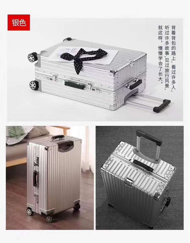 Aluminium frame bagage trolley doos 20 inch multifunctionele koffer grote capaciteit 28 inch bagage met universele