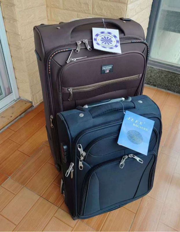 Zwakke stoffen reistassen trolley aangepaste bagage Vantage zachte bagage set