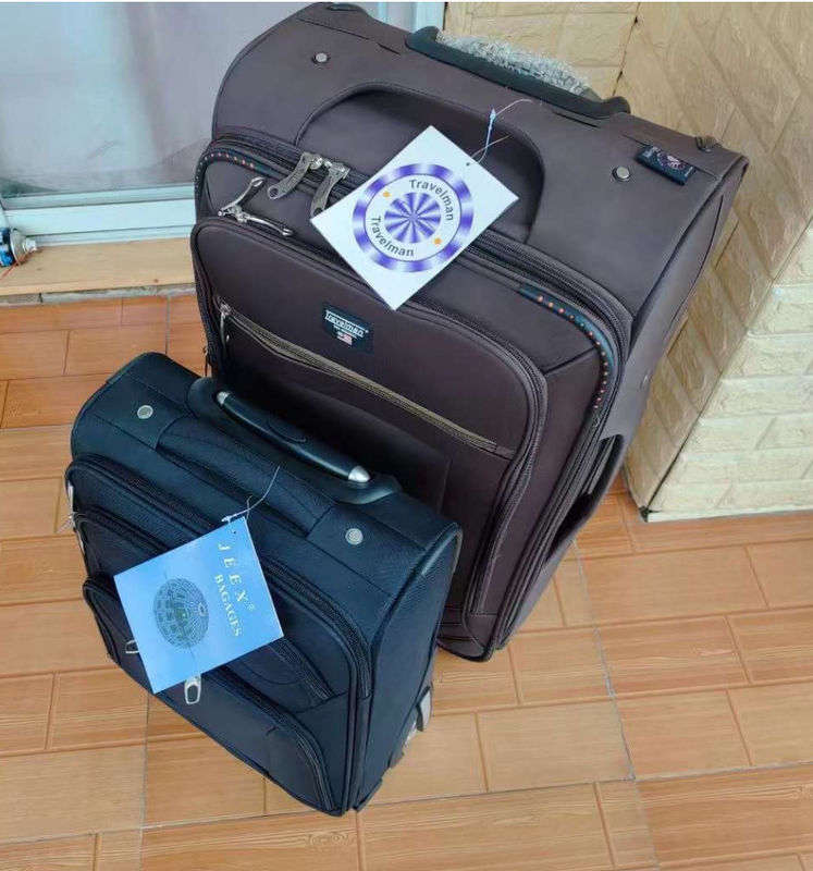 Zwakke stoffen reistassen trolley aangepaste bagage Vantage zachte bagage set