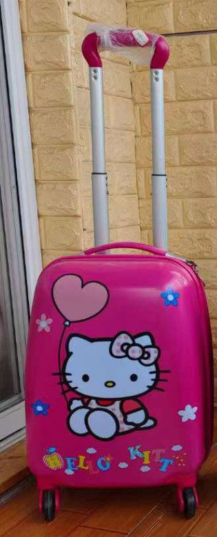 Kinderen ABS Spinner Koffer Cartoon Bagage Voor Man En Vrouw Reis Baby's 16 inch Password Login Case