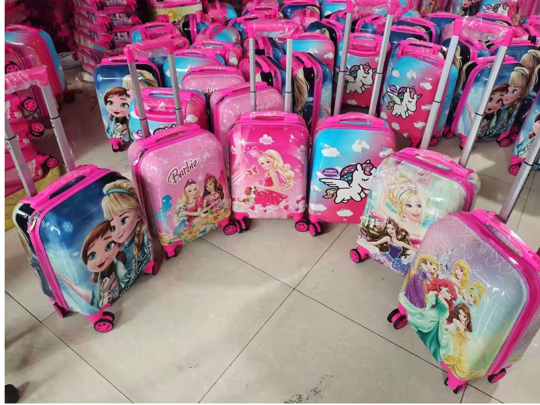 16 20 inch koffers Kinderen Custom Anime Pattern Printing Design Abs+Pc Bagage Set Reizen Reizen Trolley Tassen