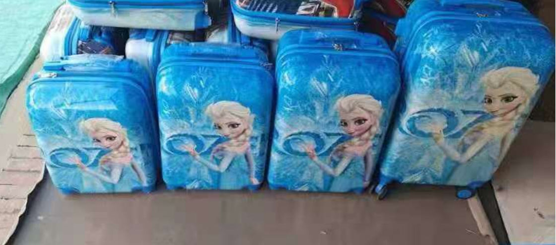 OEM Transparante Duidelijke Aanpassing Design Cartoon Animal Design ABS PC Reis kofferzakken Kinderen Kofferzakken Bagage