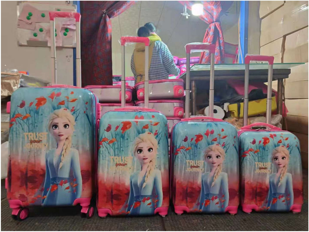 Wielen Kinderen Kinderen Trolley Set 1618//20/22 Inches Kinderen Wielen Bagage Set Cool Leer