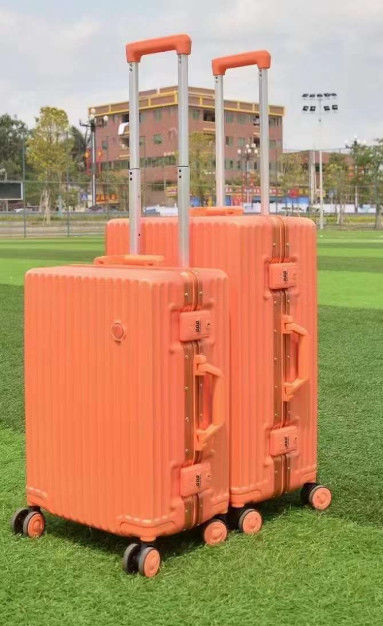High-End Custom Travel Baggage Sets 20' 24' 26' ABS PC Aluminium Koffer Bedrijfsbagage