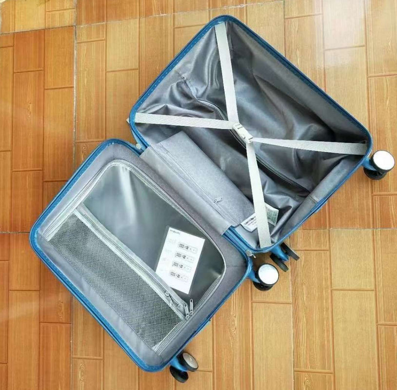 Unisex ABS reissaketset Factory Direct 3-Piece Spinner Caster Carry-On Check-In Trolley koffers voor buiten
