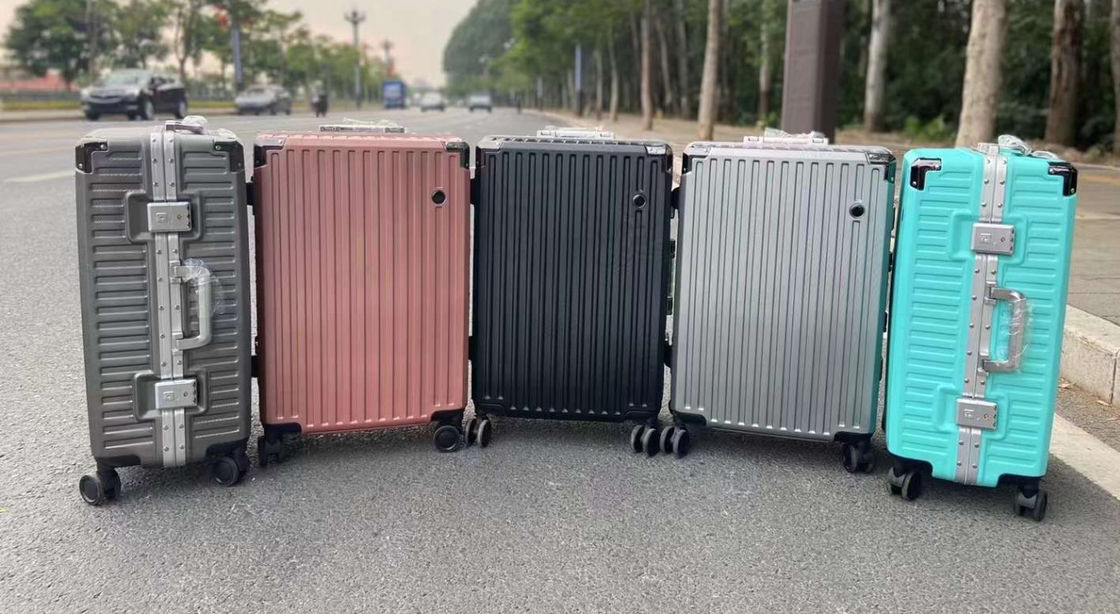 Custom Design Aluminium Frame Kofferkoffer 24 inch Trolley Case Set Carry-Ons Koffers Stil Universal Wheels