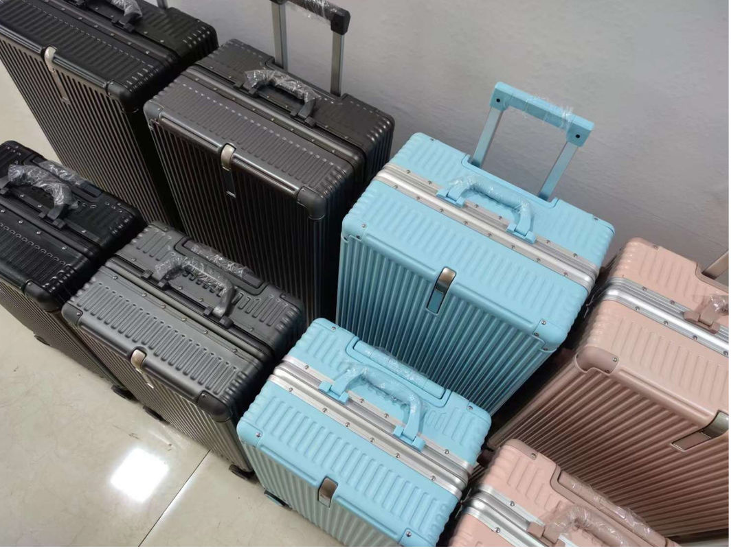 Gepersonaliseerde handbagage reistassen PC PP ABS Aluminium koffer bagage sets zakelijke trolley tas