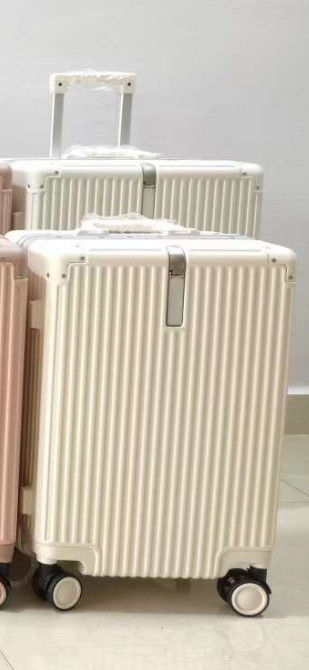 Aluminium frame bagage mode design 6 kleuren hoge capaciteit warm verkopen 3 maten ABS + PC materiaal gewichtloos hard