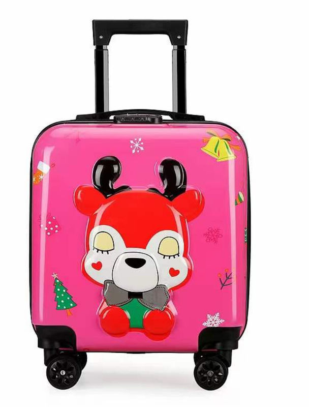Groothandel Hot Sale Custom Design Cartoon Afneembare Kinderen Trolley School Bagage Bag Voor Kinderen Met Wielen